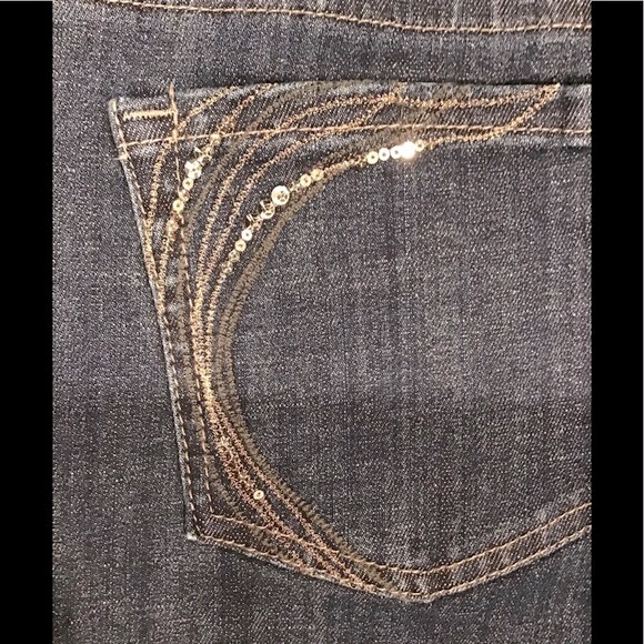 Lee Slender Secrets Stretch Jeans Bootcut Size 8 Short Mid-rise Fit - Picture 9 of 16